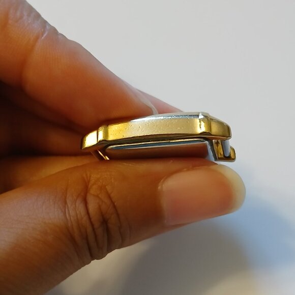 Citizen Eco-Drive Women Gold Tone Rectangle Dial B023-S001561 Watch Case - Picture 10 of 12